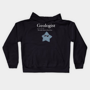 Geology T Shirt I Rock Star stone Kids Hoodie